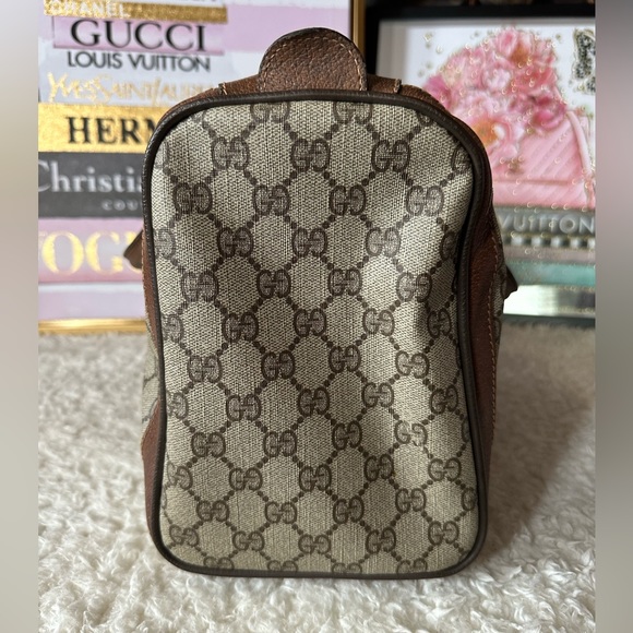Gucci Supreme Sherry Line Web Monogram Boston Bag - Picture 4 of 14